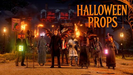 Solar Halloween Props