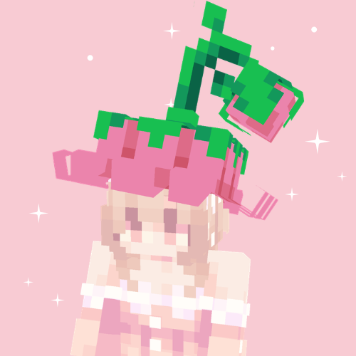 Pink Flower Hat