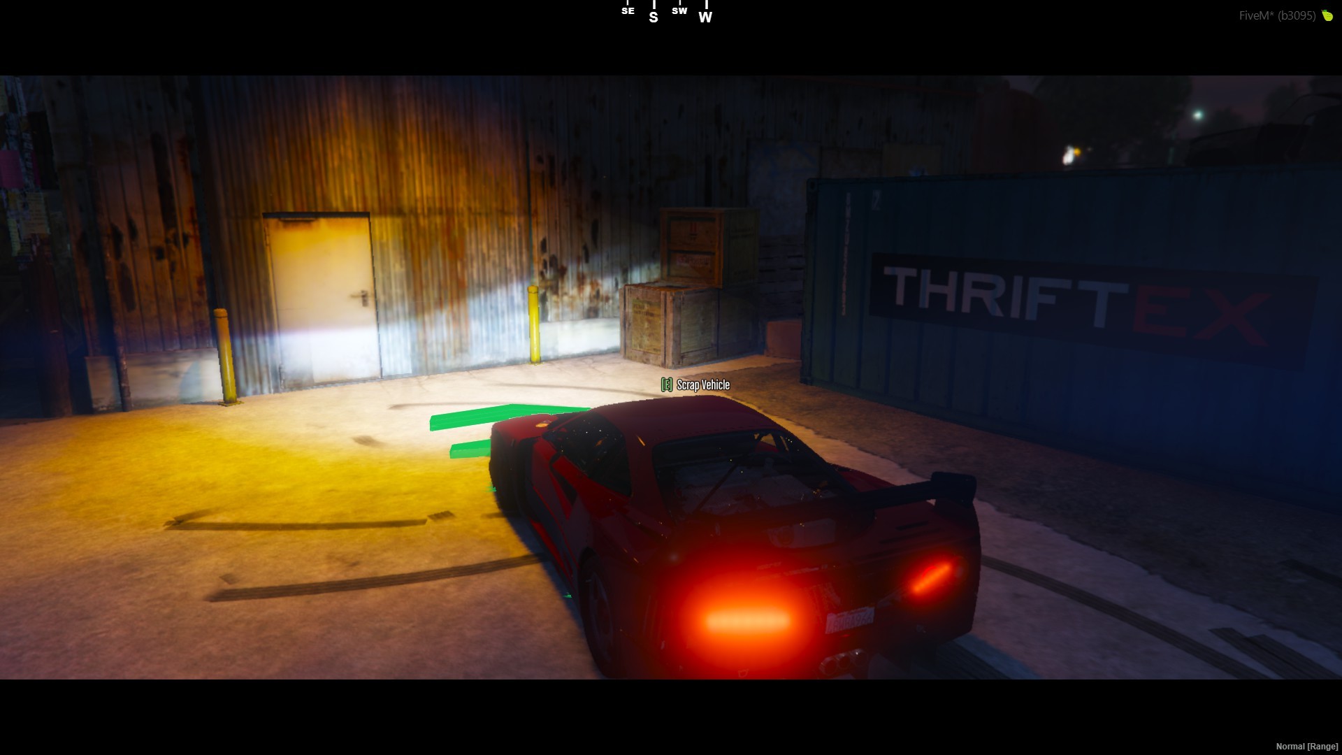 Scrappable Player Vehicle
