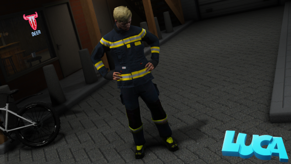 Luca German Firefigter Typ Twin Uniform