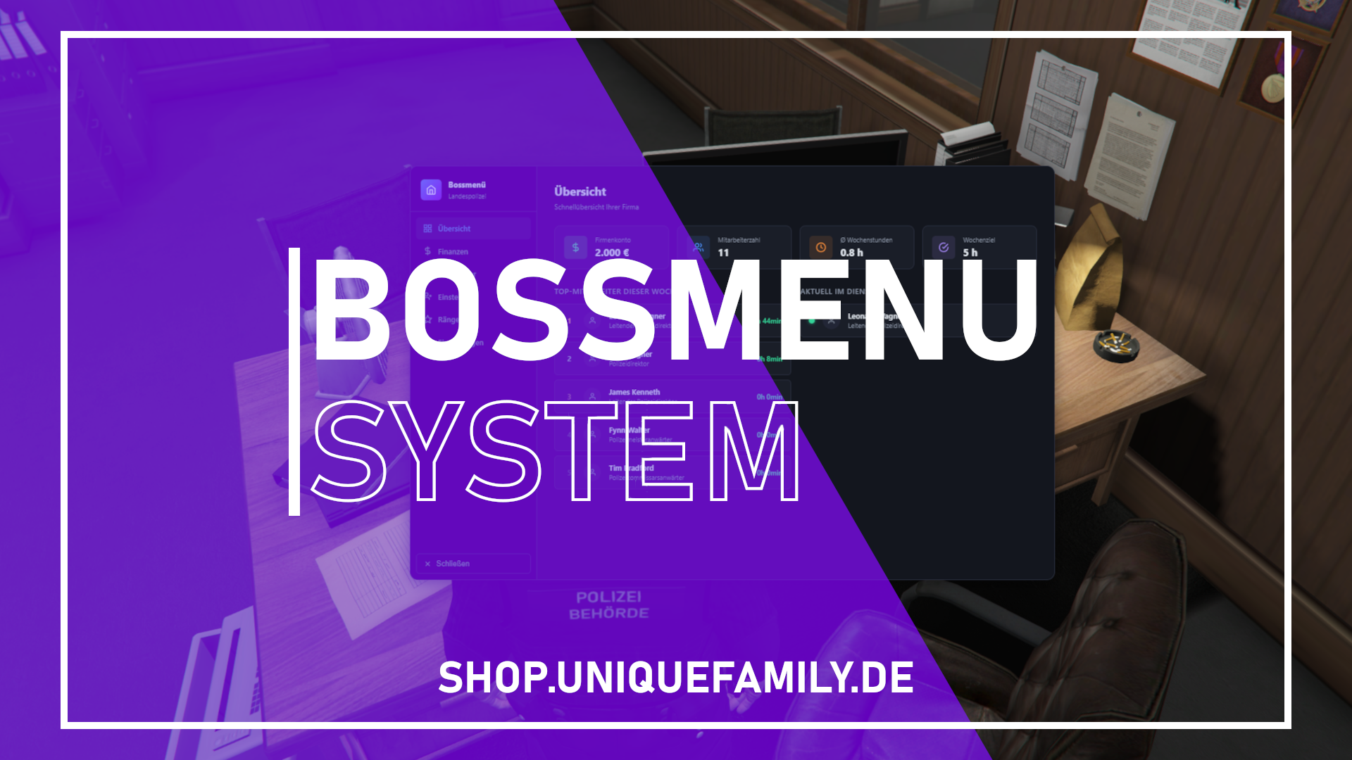 Bossmenü System