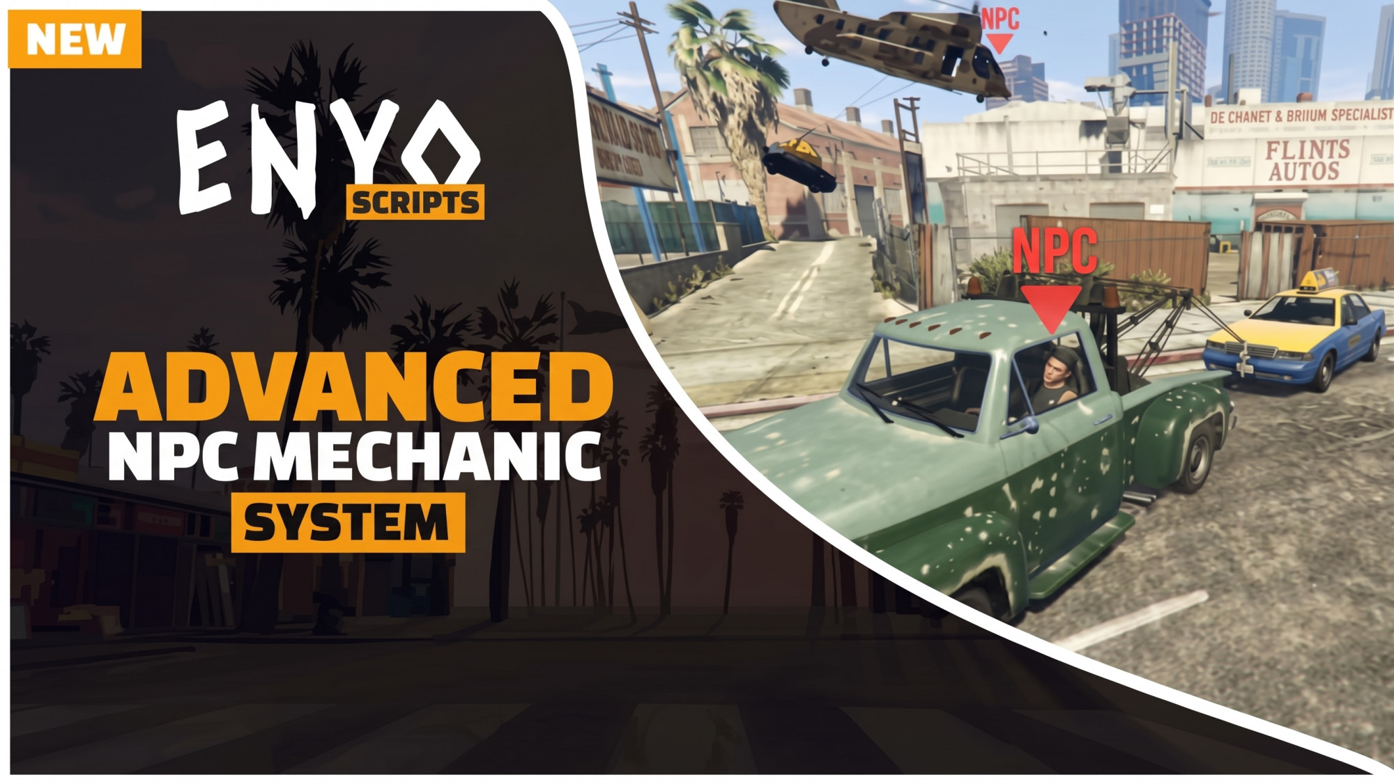 Advanced NPC Mechanic and Towing System
