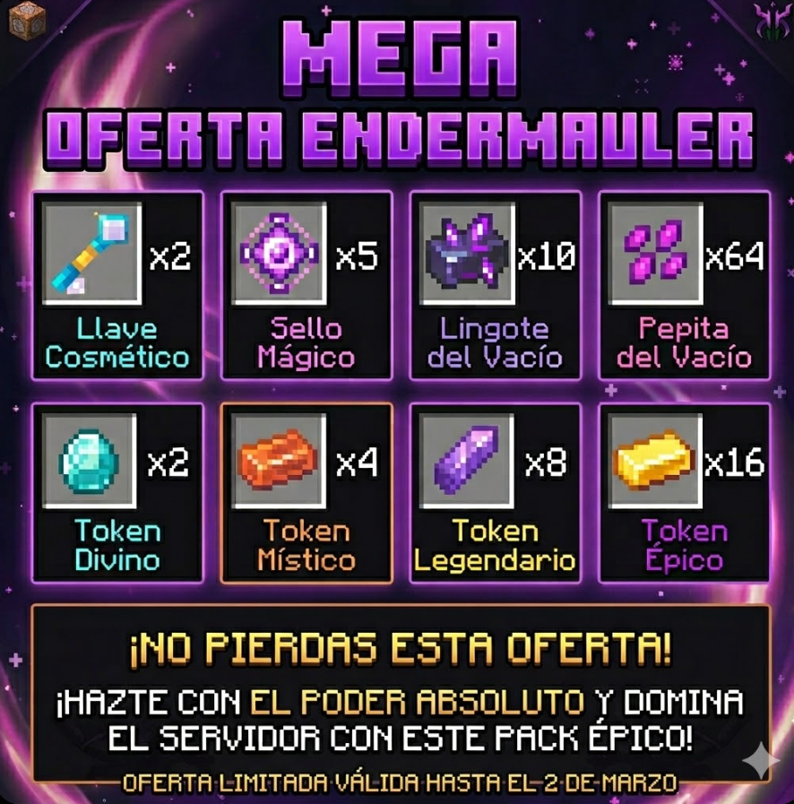 MEGA OFERTA ENDERMAULER