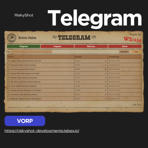 [VORP] RiskyShot - Telegram