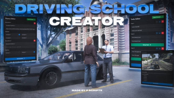 [ESX/QB/QBOX] DMV School Creator [ESCROW]