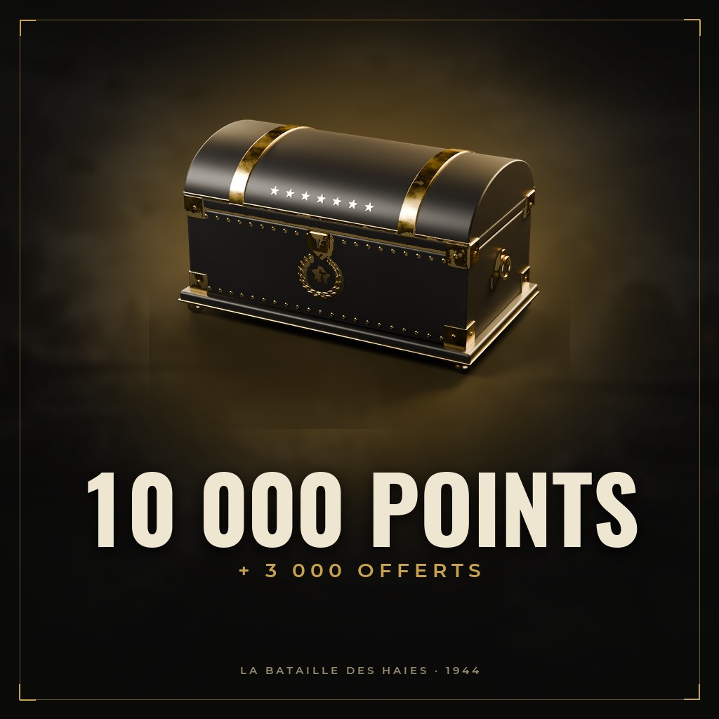 10 000 points + 3 000 offerts
