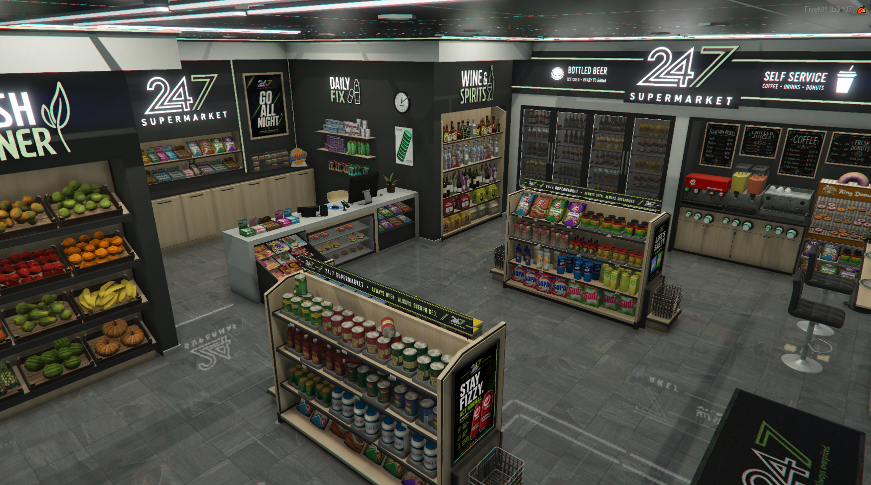 Modern 24/7 Supermarket