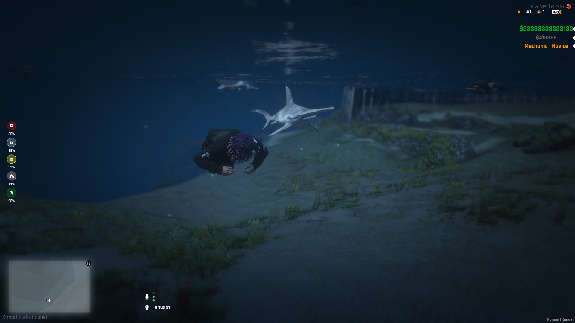 Sea Life + Shark Attack [ESX/QB/QBOX]