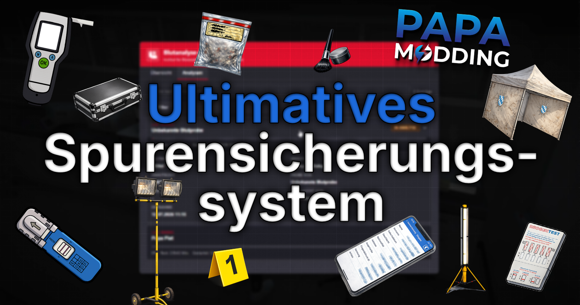 Ultimatives Spurensicherungssystem