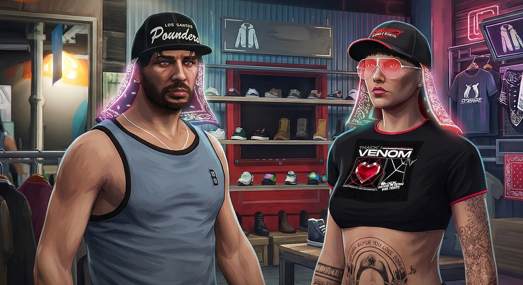 Bandana with Physics for Hat [Addon]