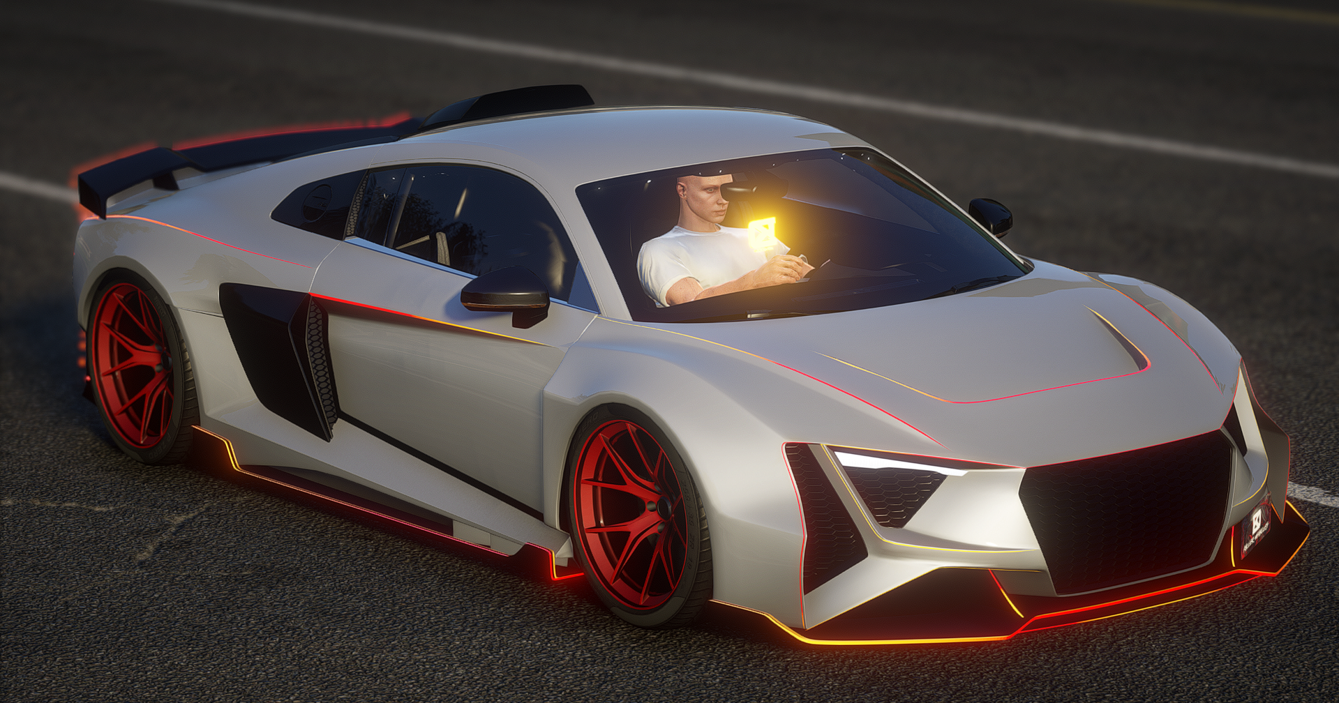 Killer R8 Gradient animated light edition | KillerVehicles