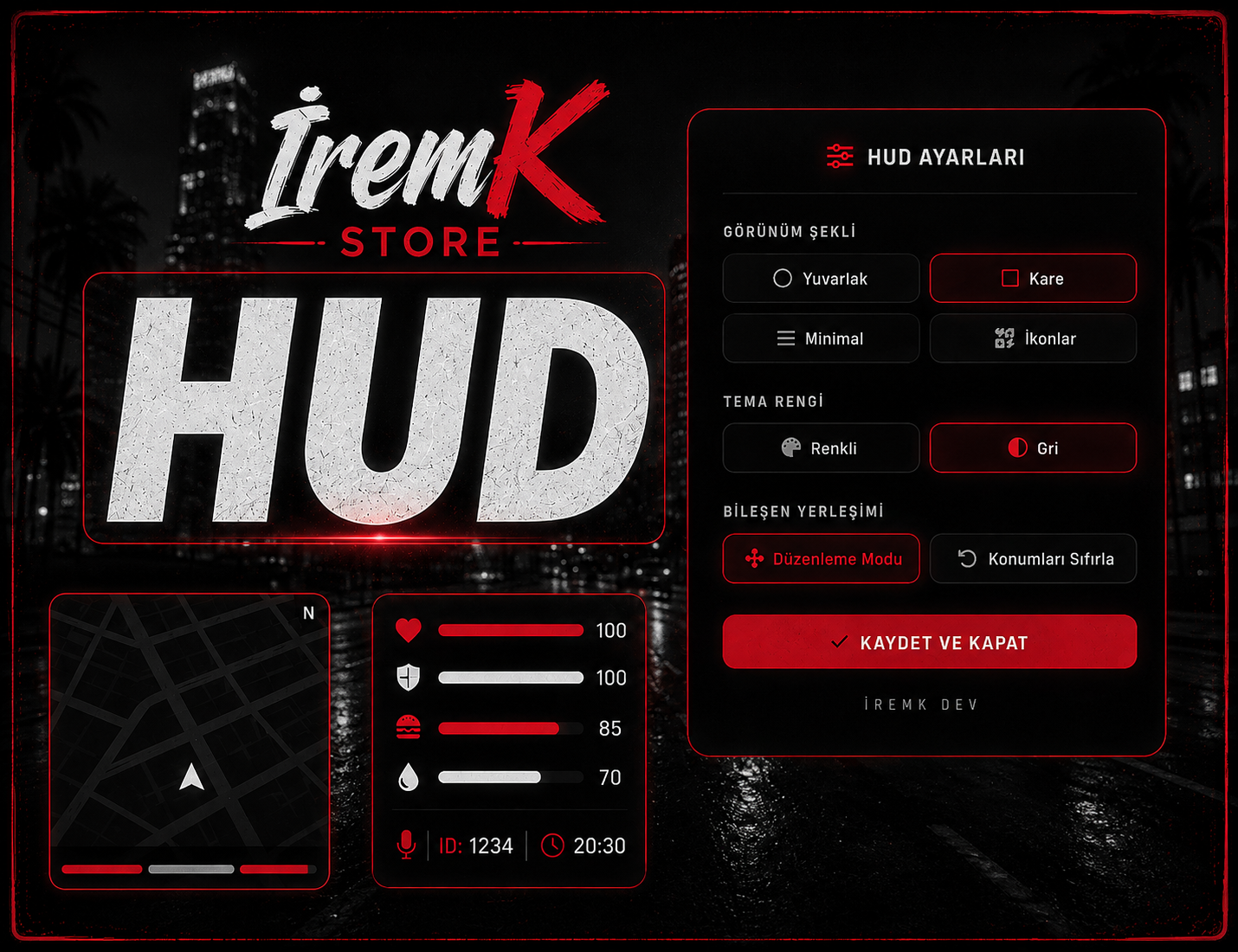 İremK Store  - Watts Hud  | L.A. Style