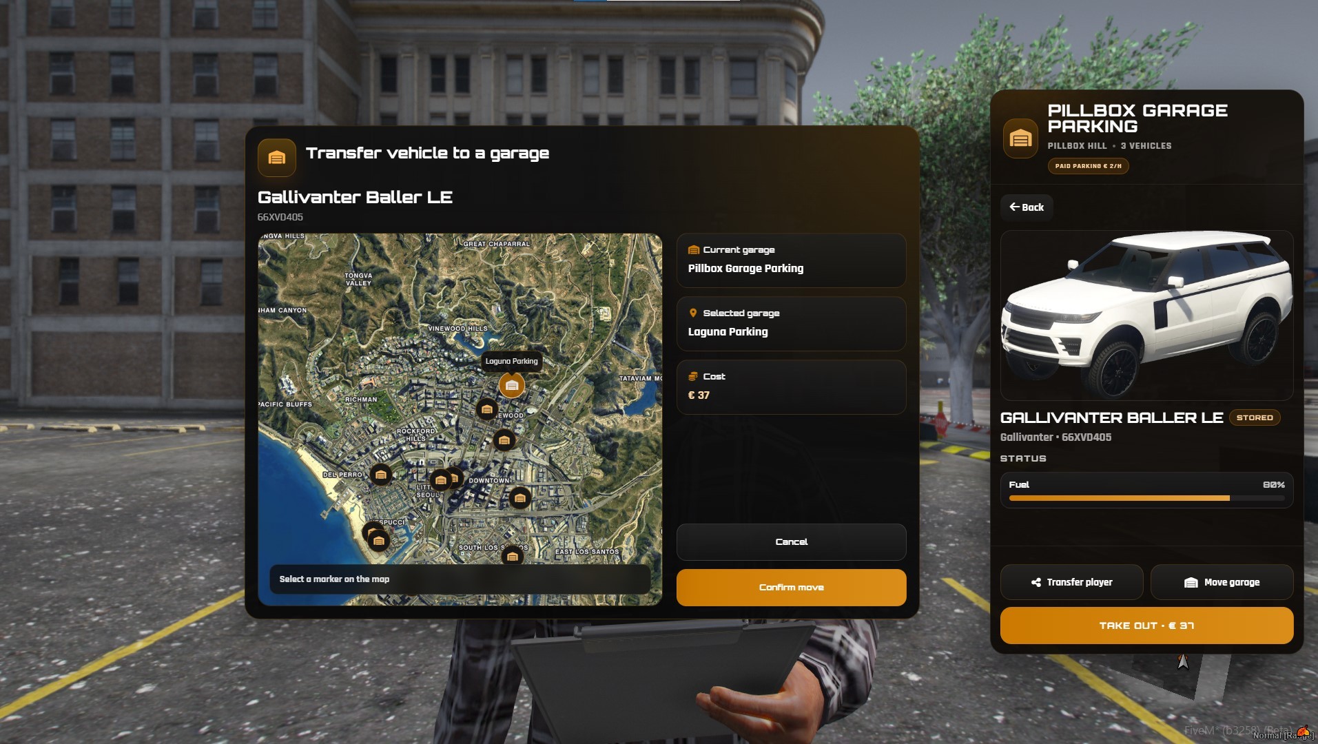 Garage & Persistent Vehicles