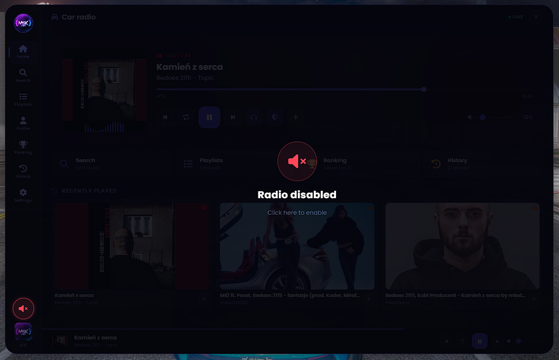 Music System Escrowed [ESX, QB, QBOX, STANDALONE]