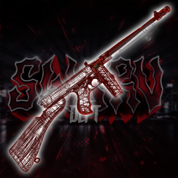 WIREFRAME TOMMY GUN