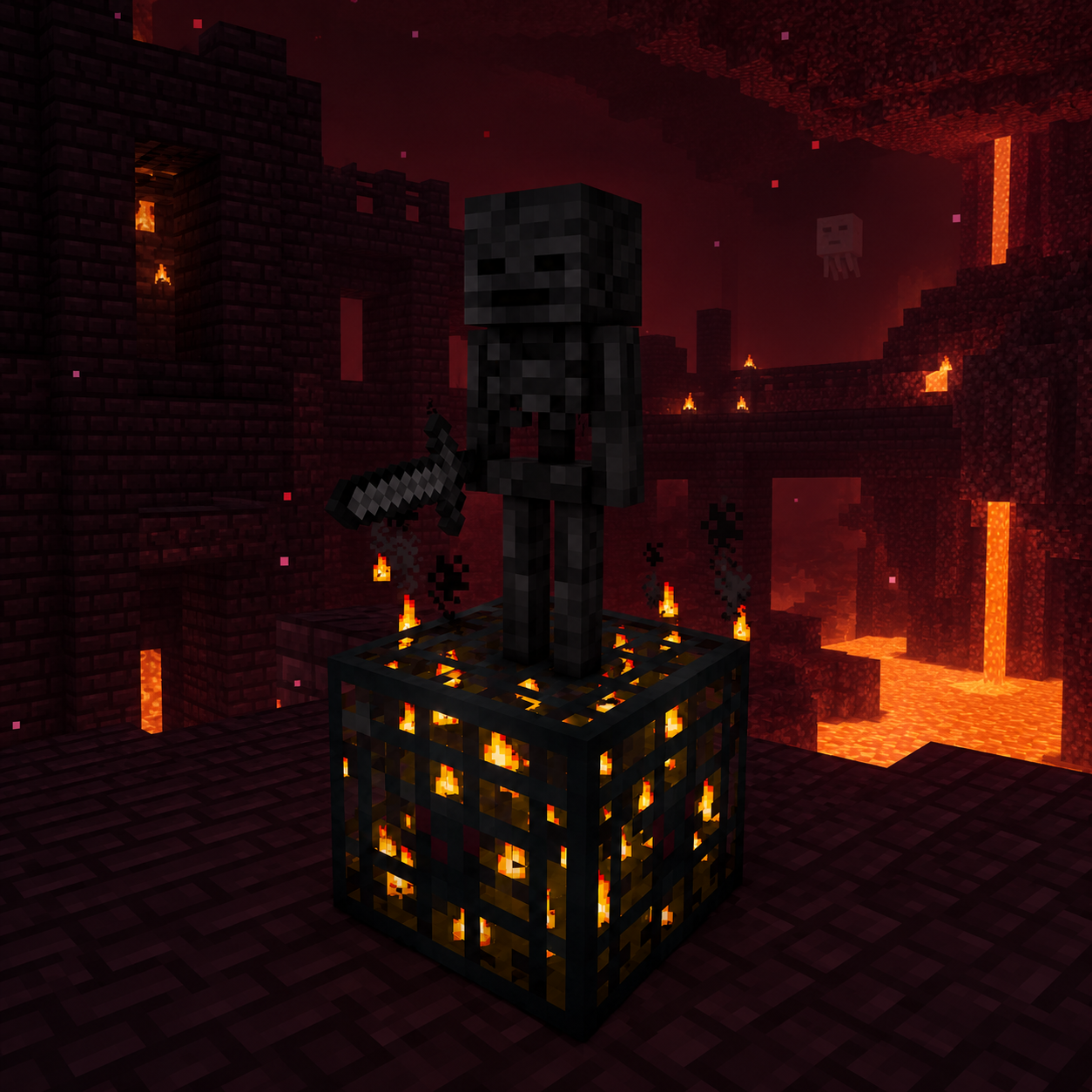 SPAWNER DE ESQUELETO WITHER