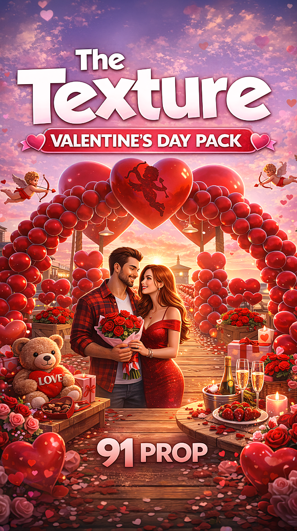 Valentine's Day Prop Pack