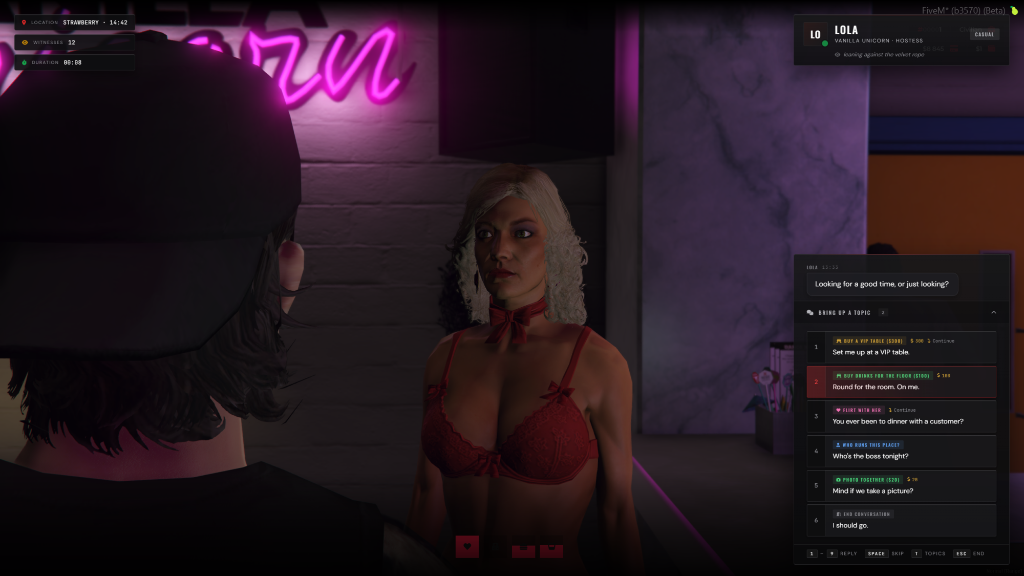 Intel NPC Chat | Persistent FiveM NPC Dialogue System