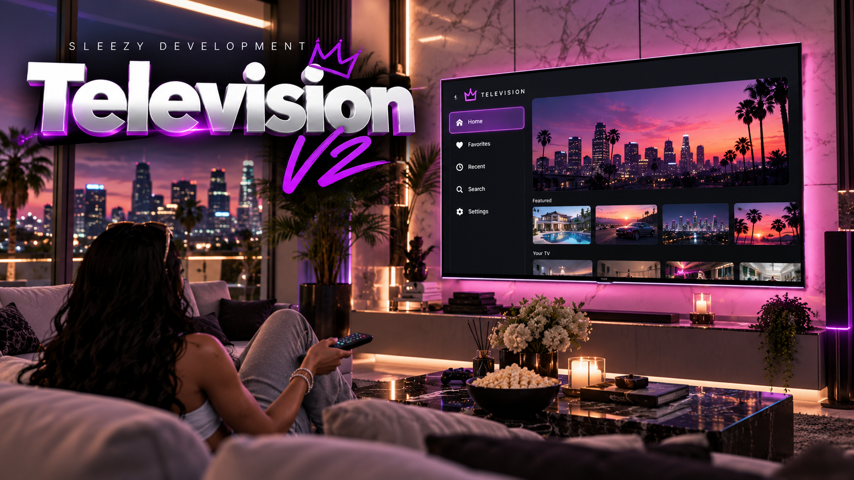 Sleezy Development • Advanced Television System V2 (ESX, QBCore, QBOX & Standalone)
