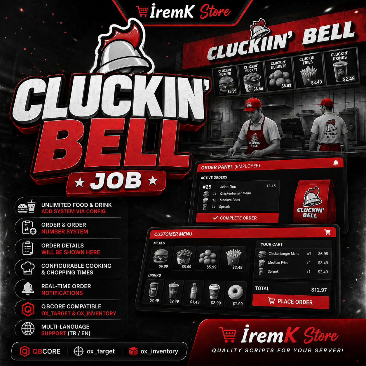 İremK Store - Cluckin Bell Job