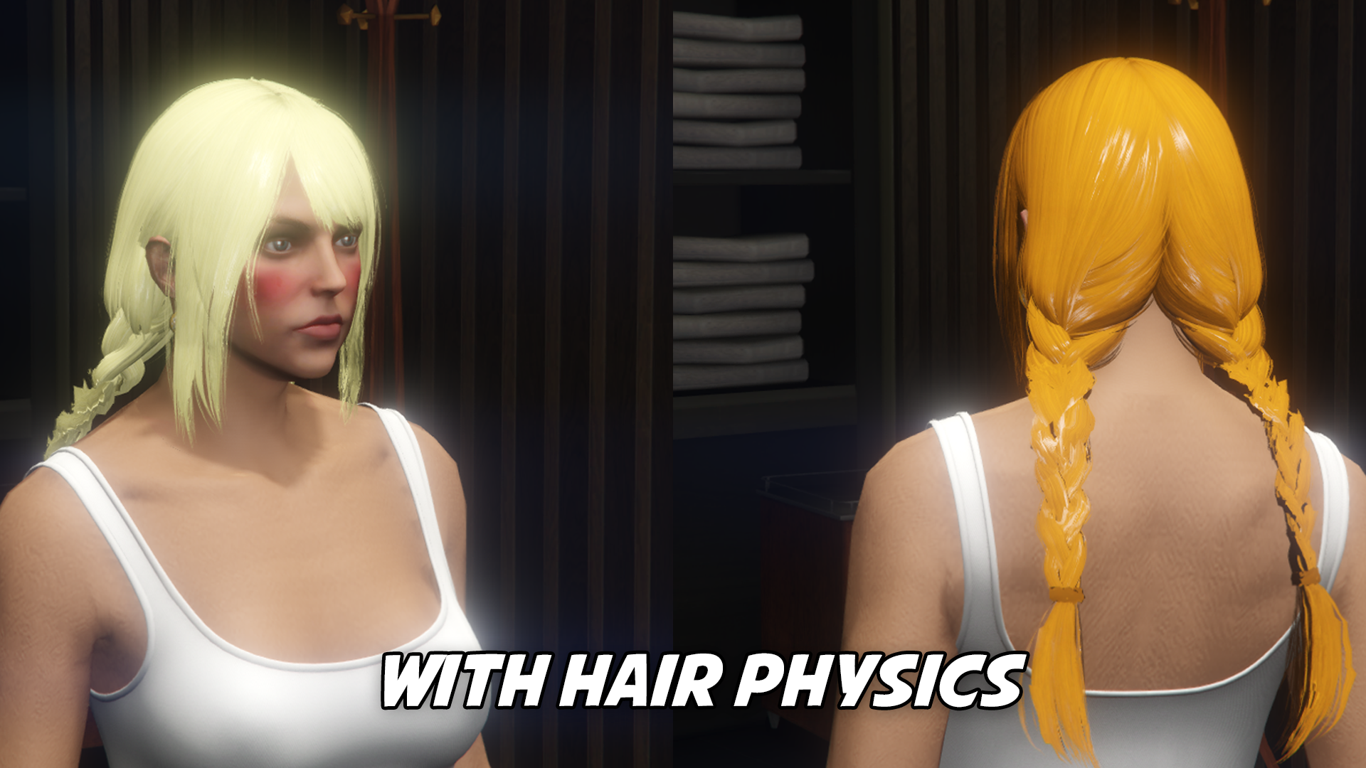 Cowgirl Double Ponytail (+Physics)