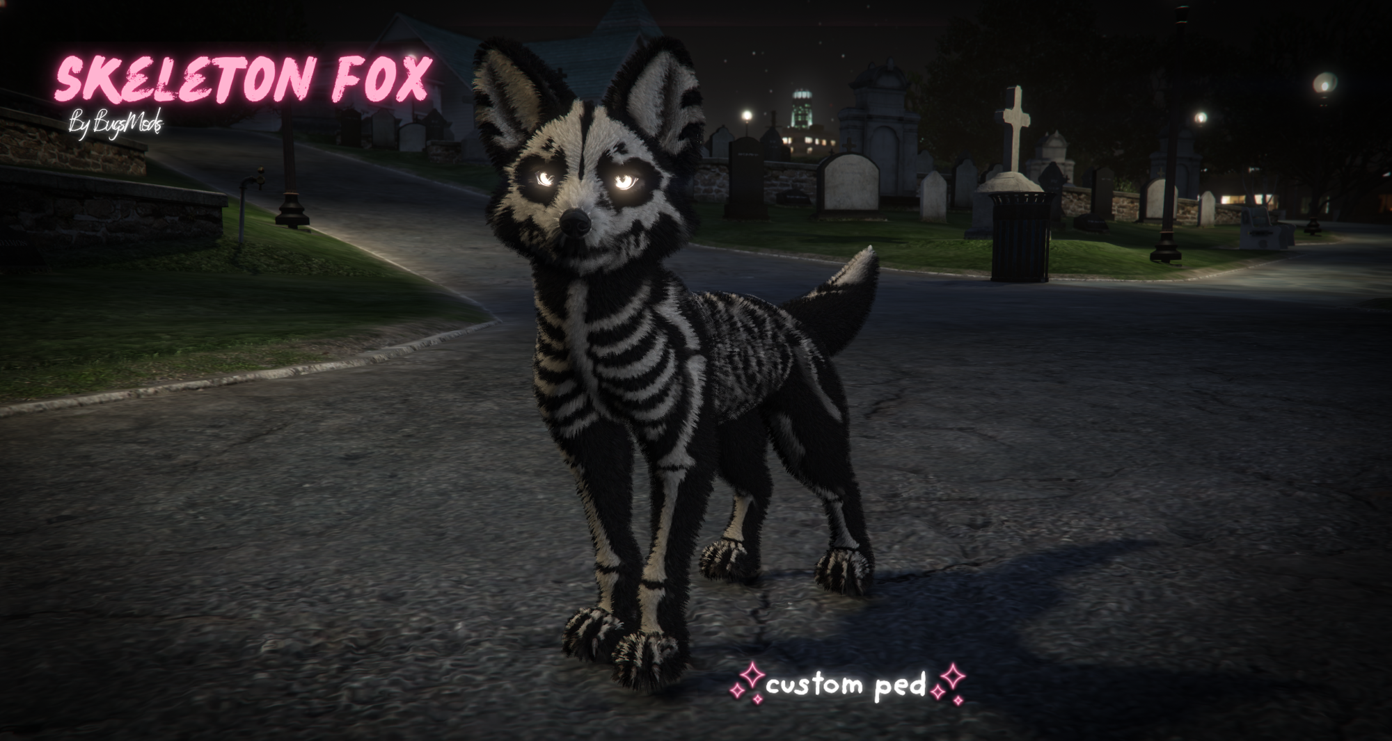 Skeleton Fox 🧡 Halloween Ped  [Escrowed]