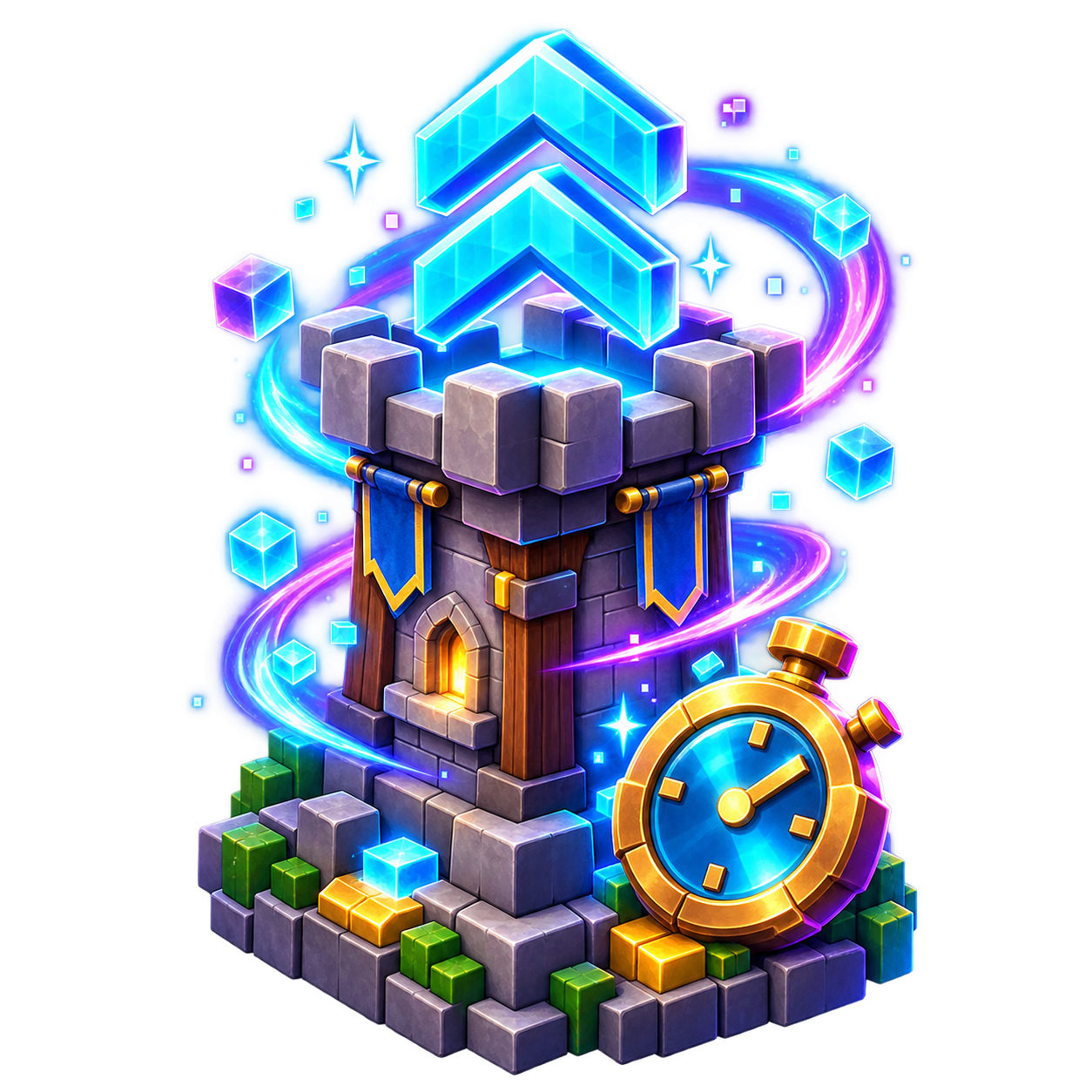 Global 2x Tower XP - 10 Minutes