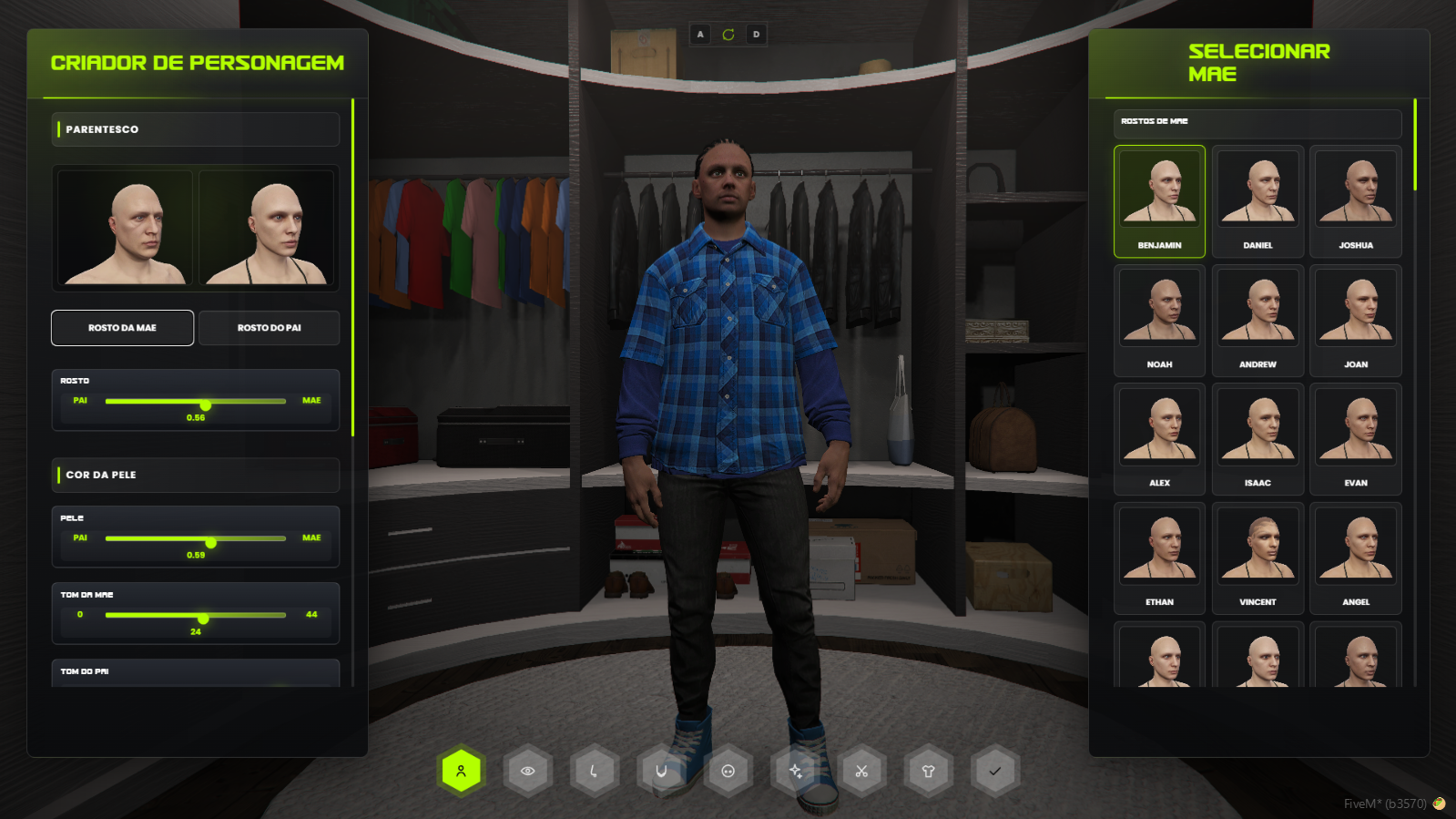 Character System ( qb core , esx,  vrp)