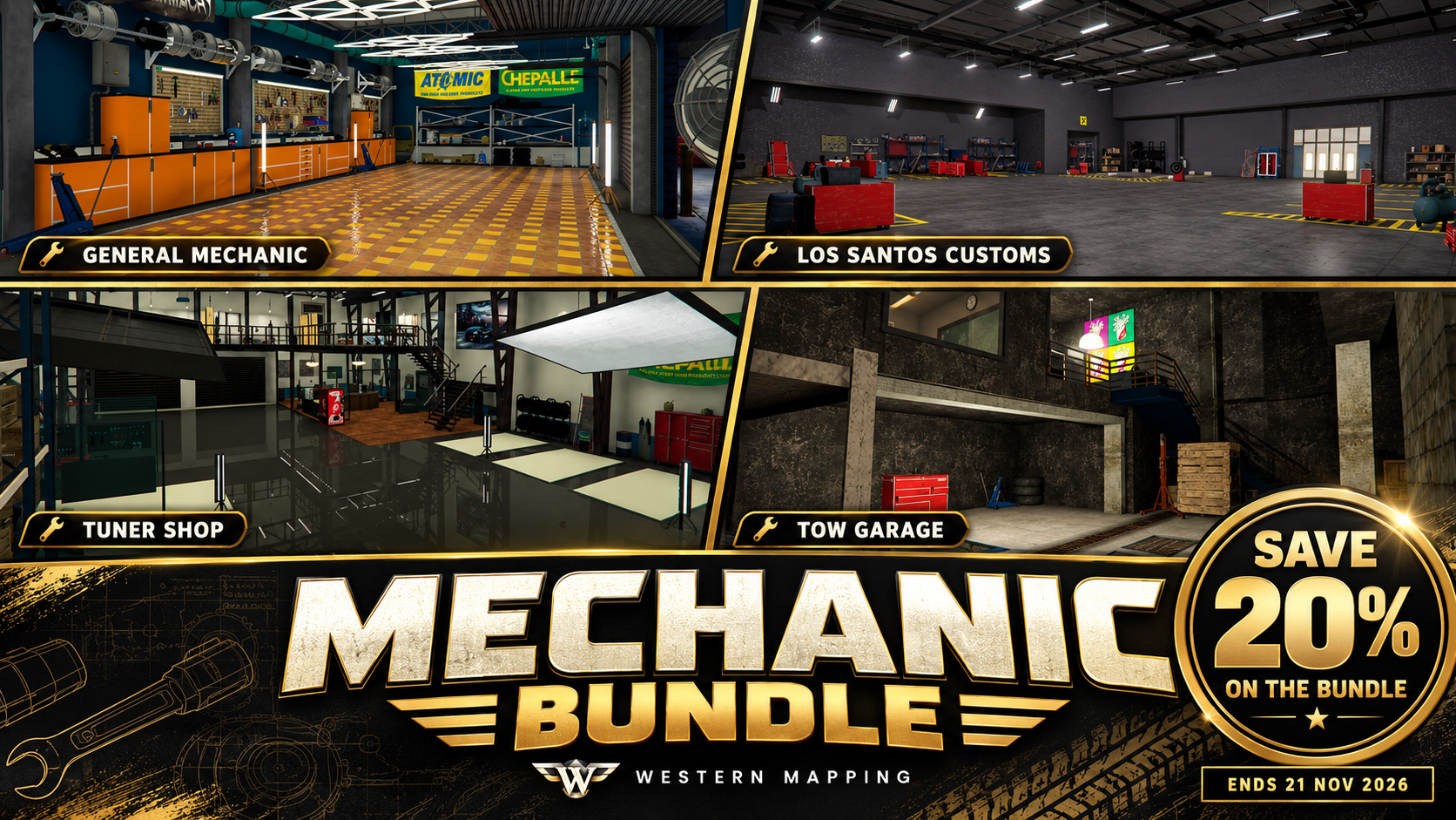 Mechanic Deal : all included maps