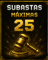 SUBASTAS MAXIMAS 25