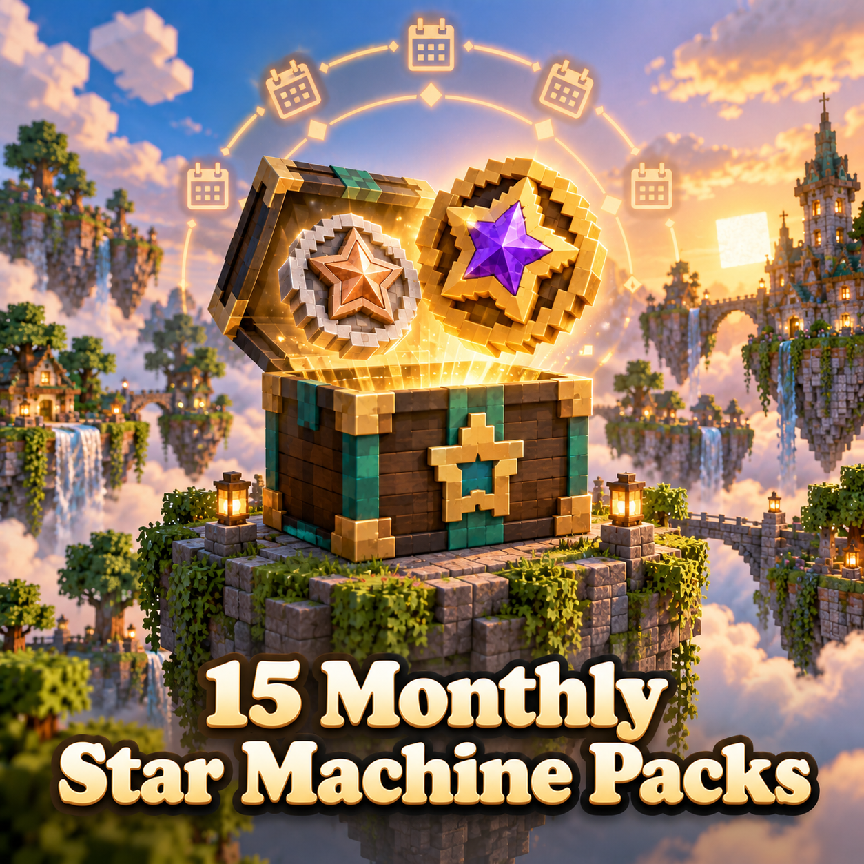 15 Monthly Star Machine Packs