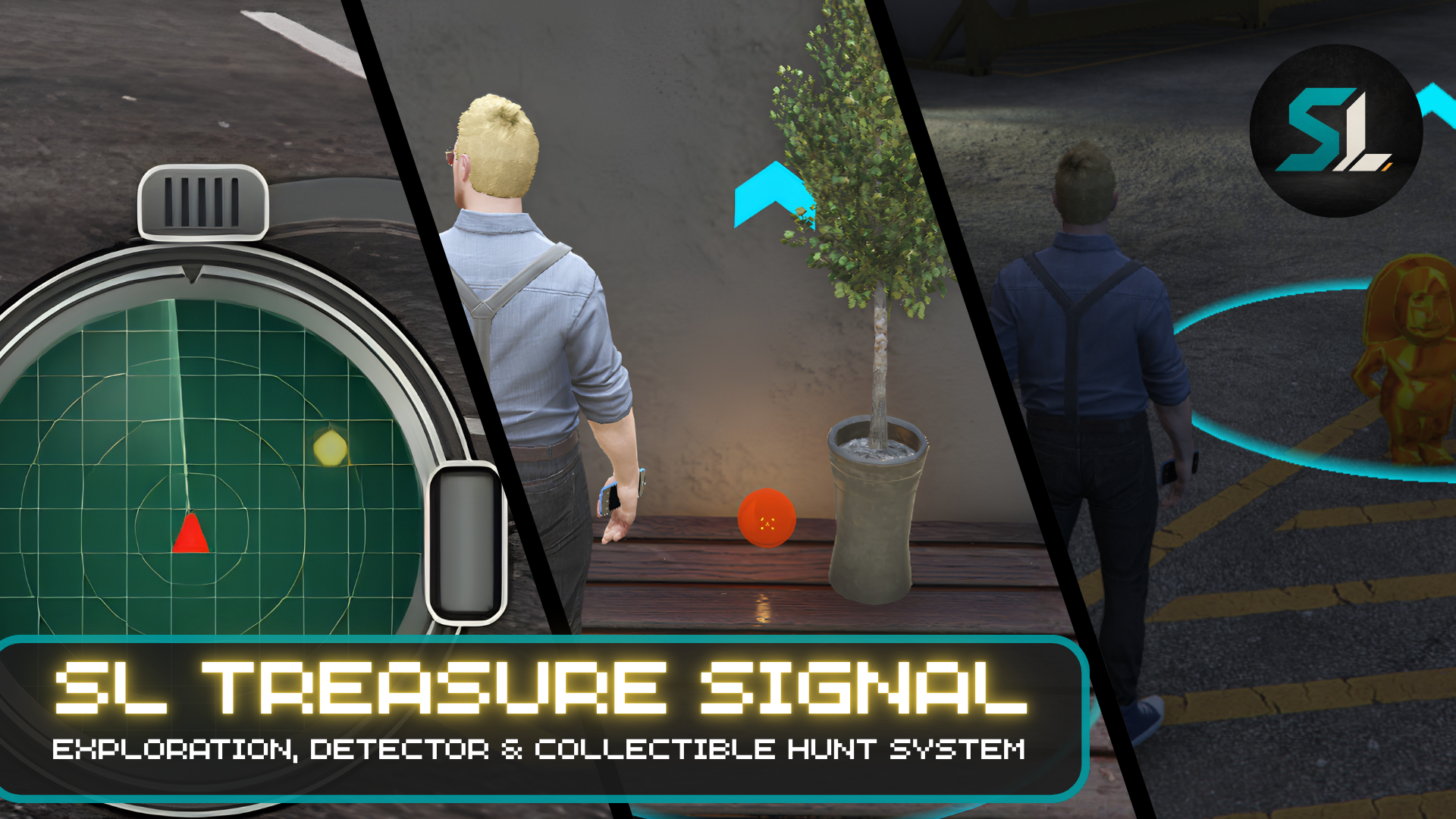SL Treasure Signal | Exploration, Detector & Collectible Hunt System