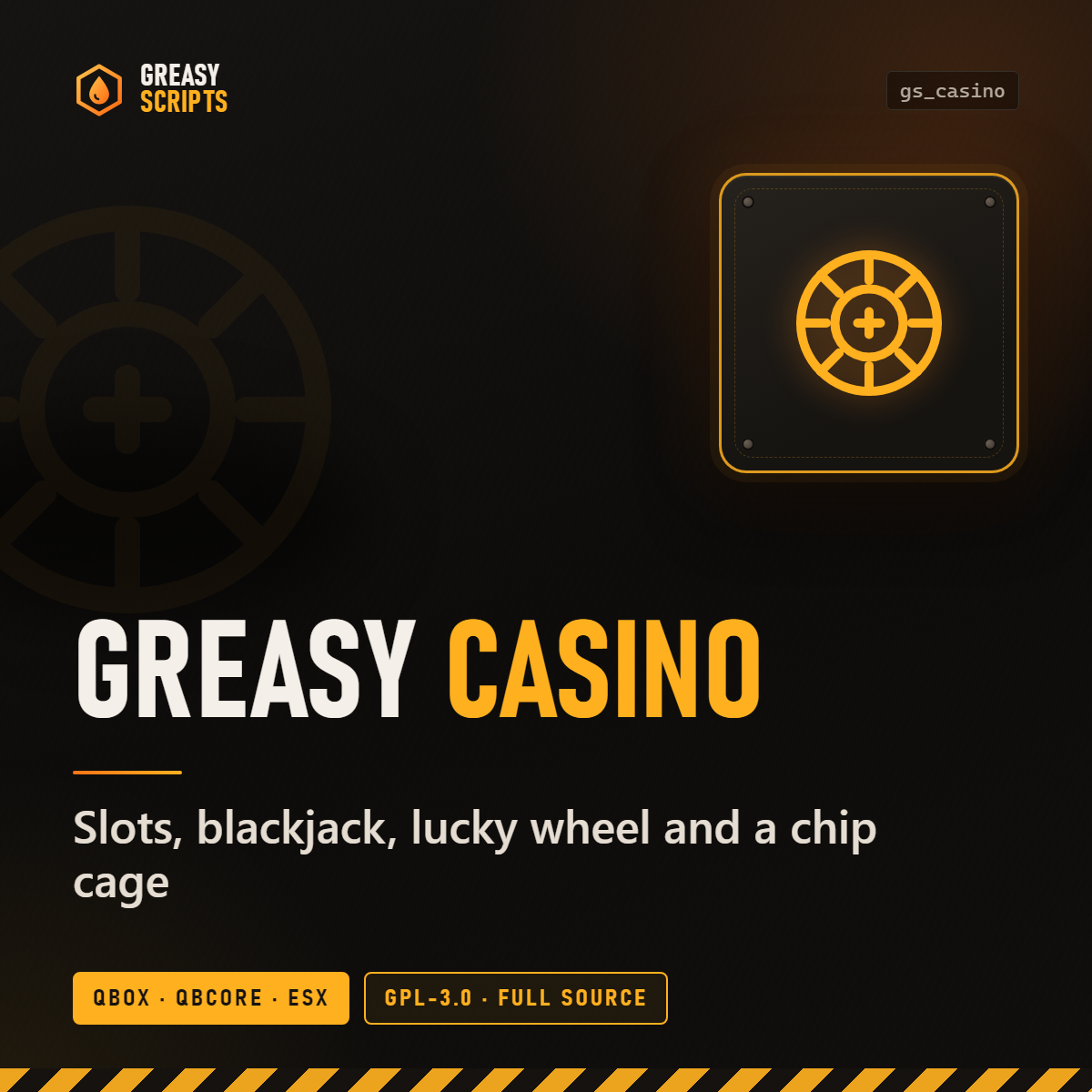 Greasy Casino - Slots, Blackjack, Lucky Wheel & Chip Cage