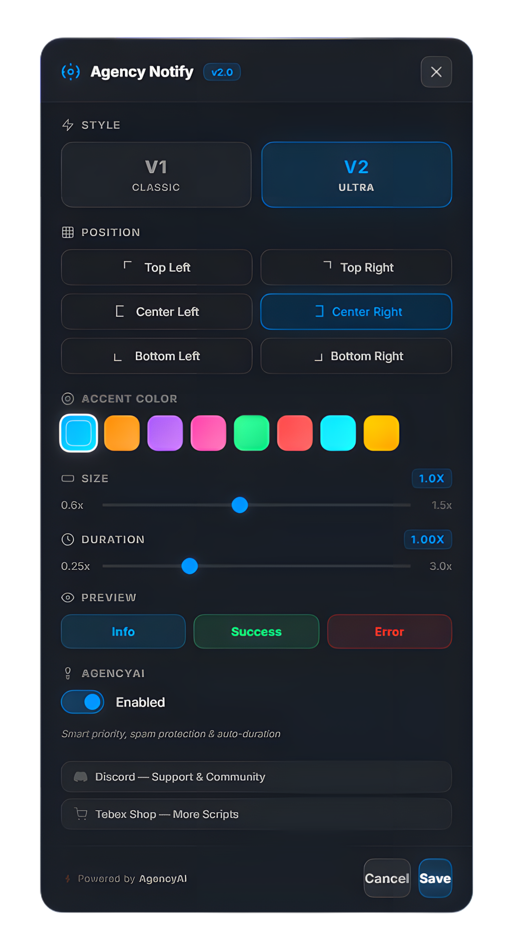 Agency-Notify V2