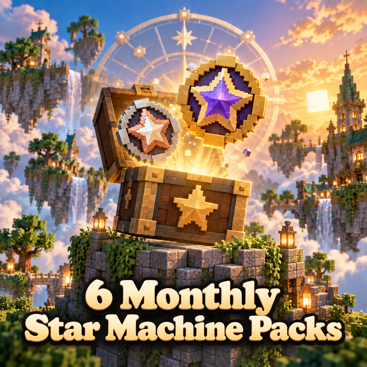 6 Monthly Star Machine Packs