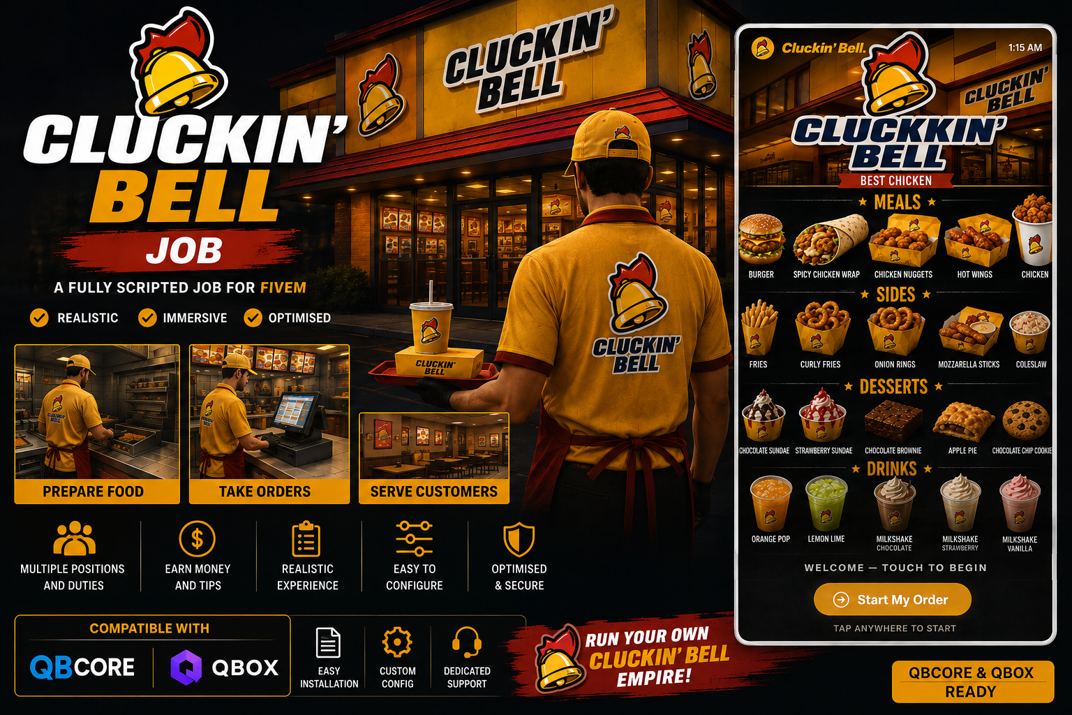 Cluckin Bell Job