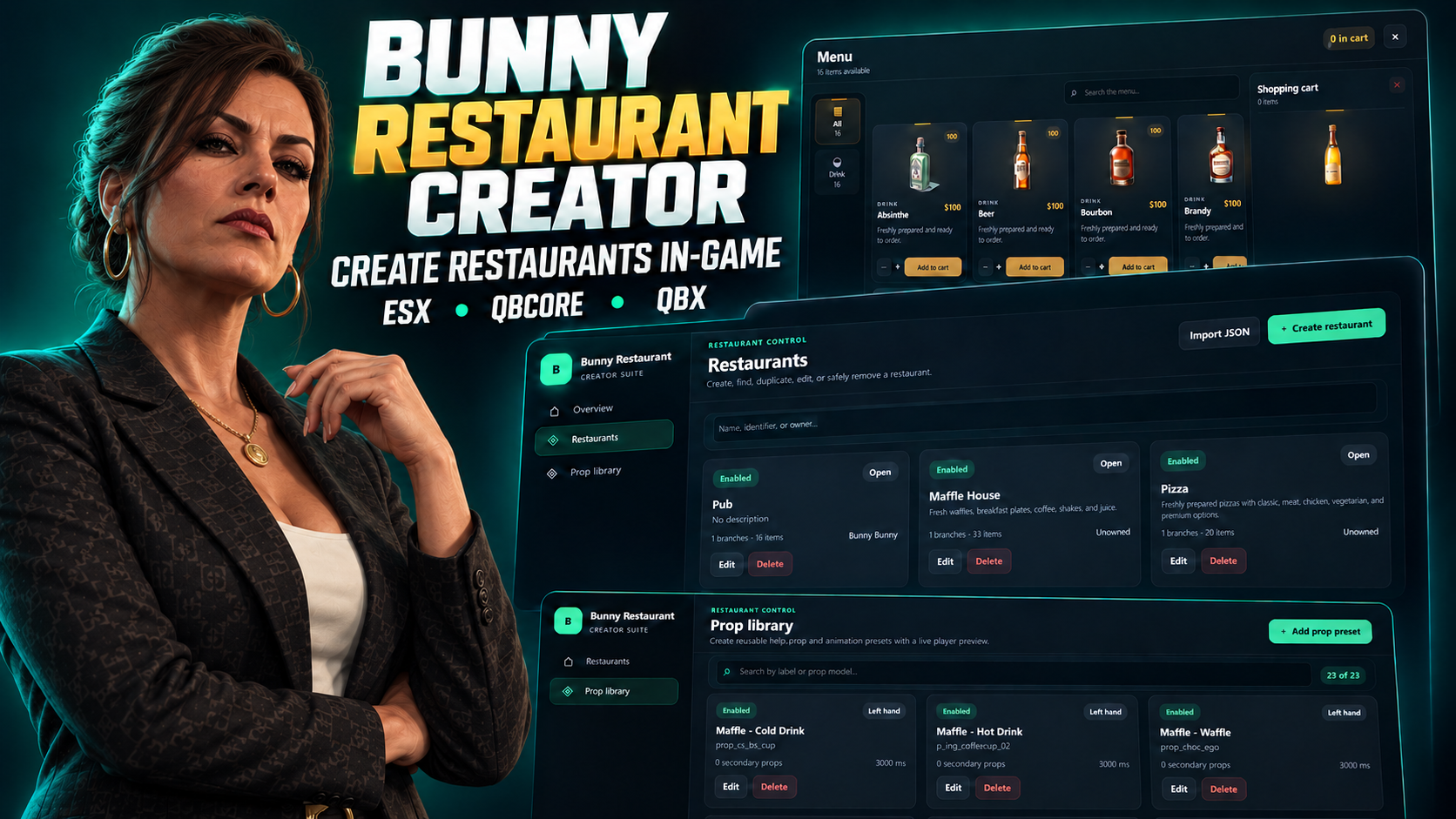 Bunny Restaurant Creator