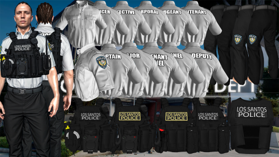 LSPD Shirts Bundle v3 [M+F]