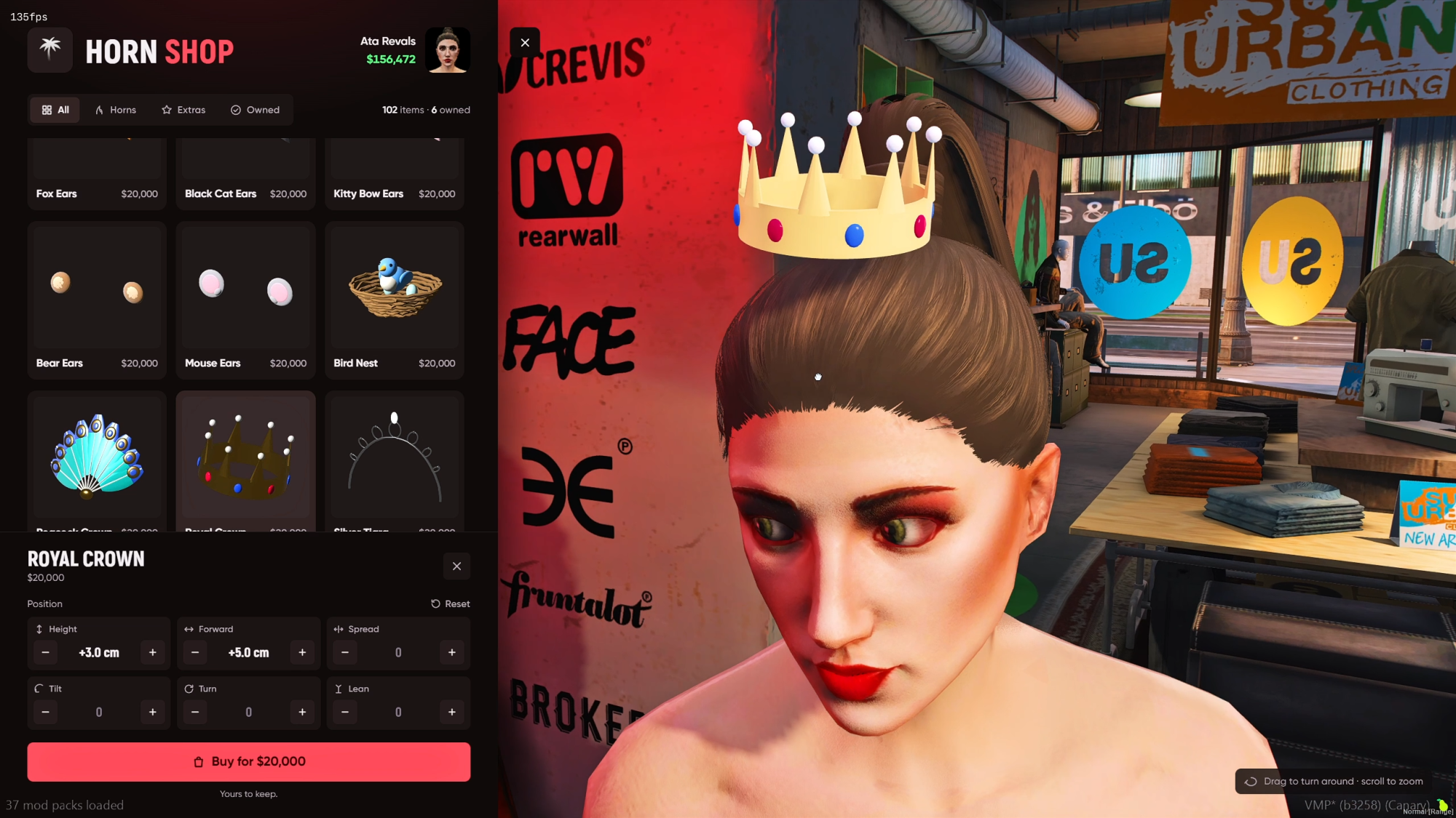 [Head Horns Shop] ESX QBCore {OPEN}
