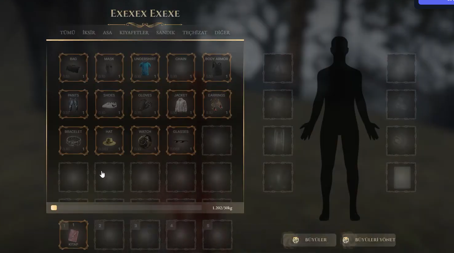 [esx] wizarding style inventory