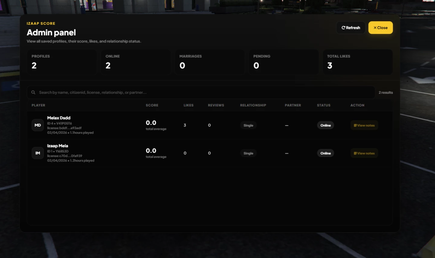 Profiles Screenshot 7