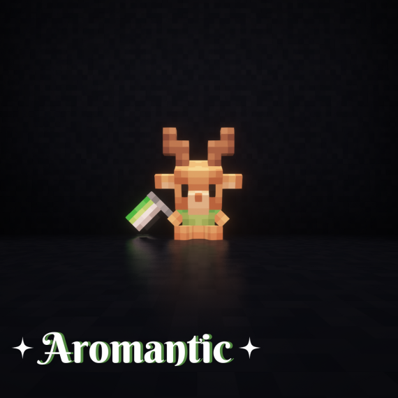Aromantic Pride Plushie