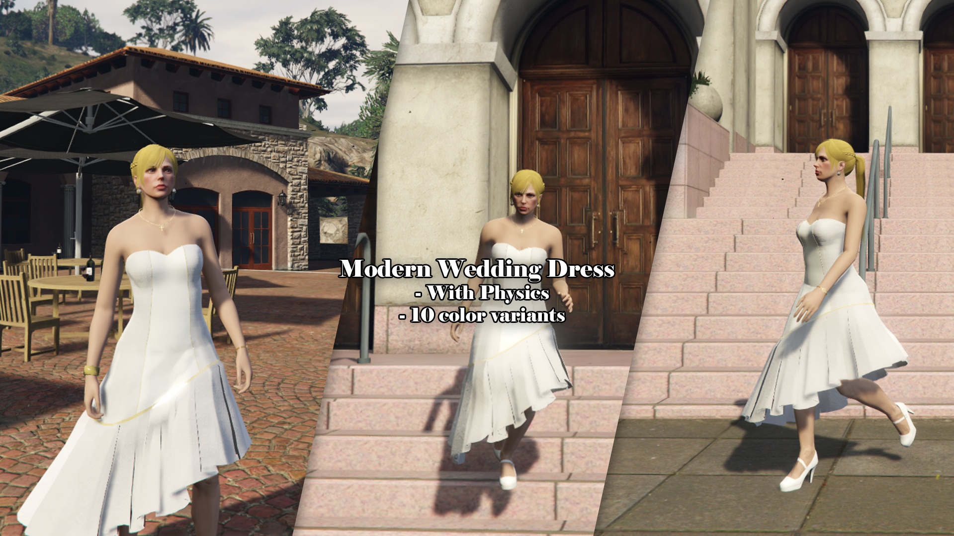 Modern Wedding Dress (+ Physics)
