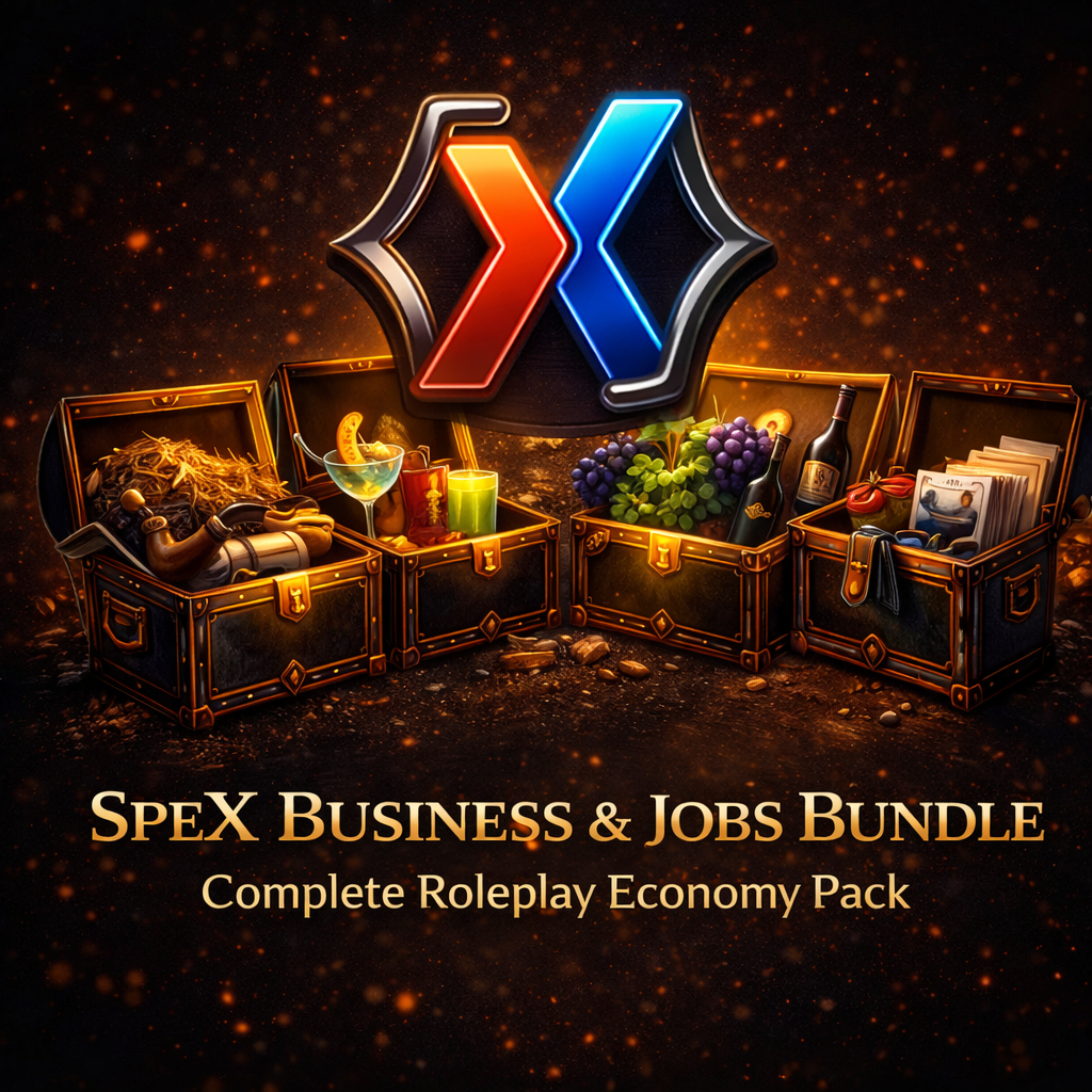 SpeX Business & Jobs Bundle – Complete Roleplay Economy Pack