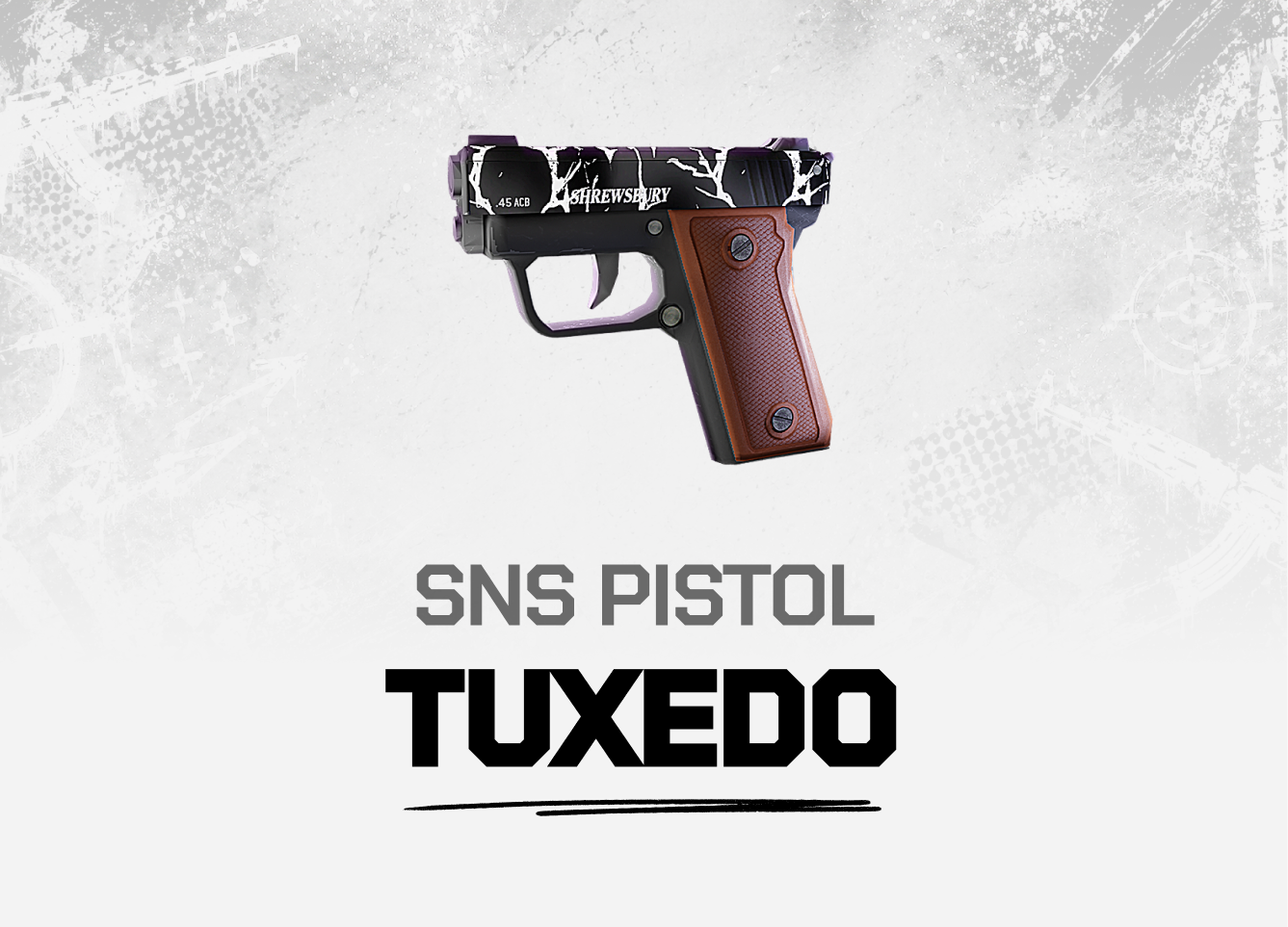 SNS Pistol Tuxedo