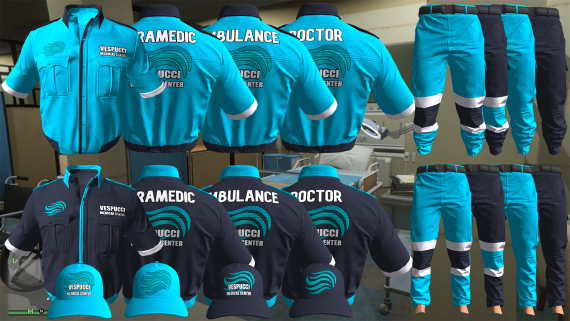 Vespucci Paramedic Uniform [Male and Female]