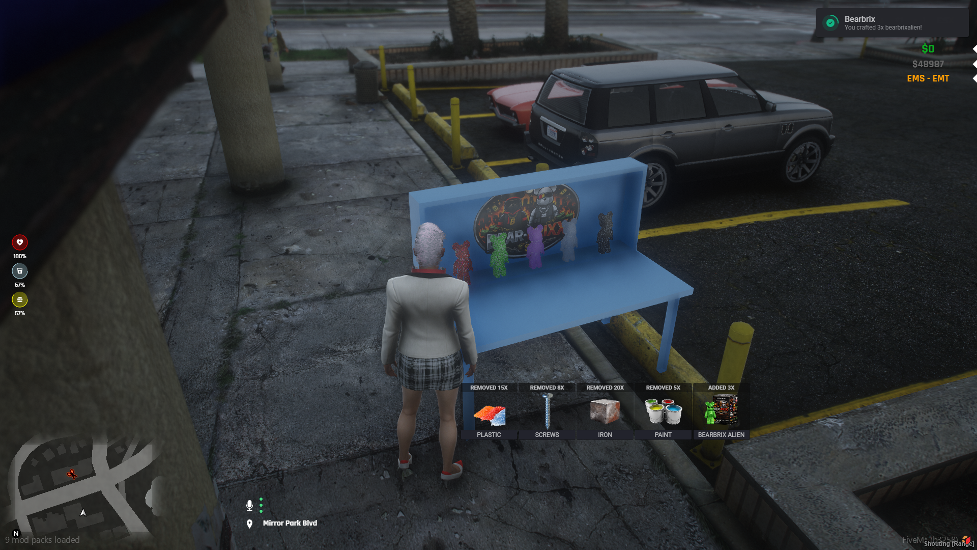 Bear Brixx Crafting & Job Management [ESX/QB/QBOX]