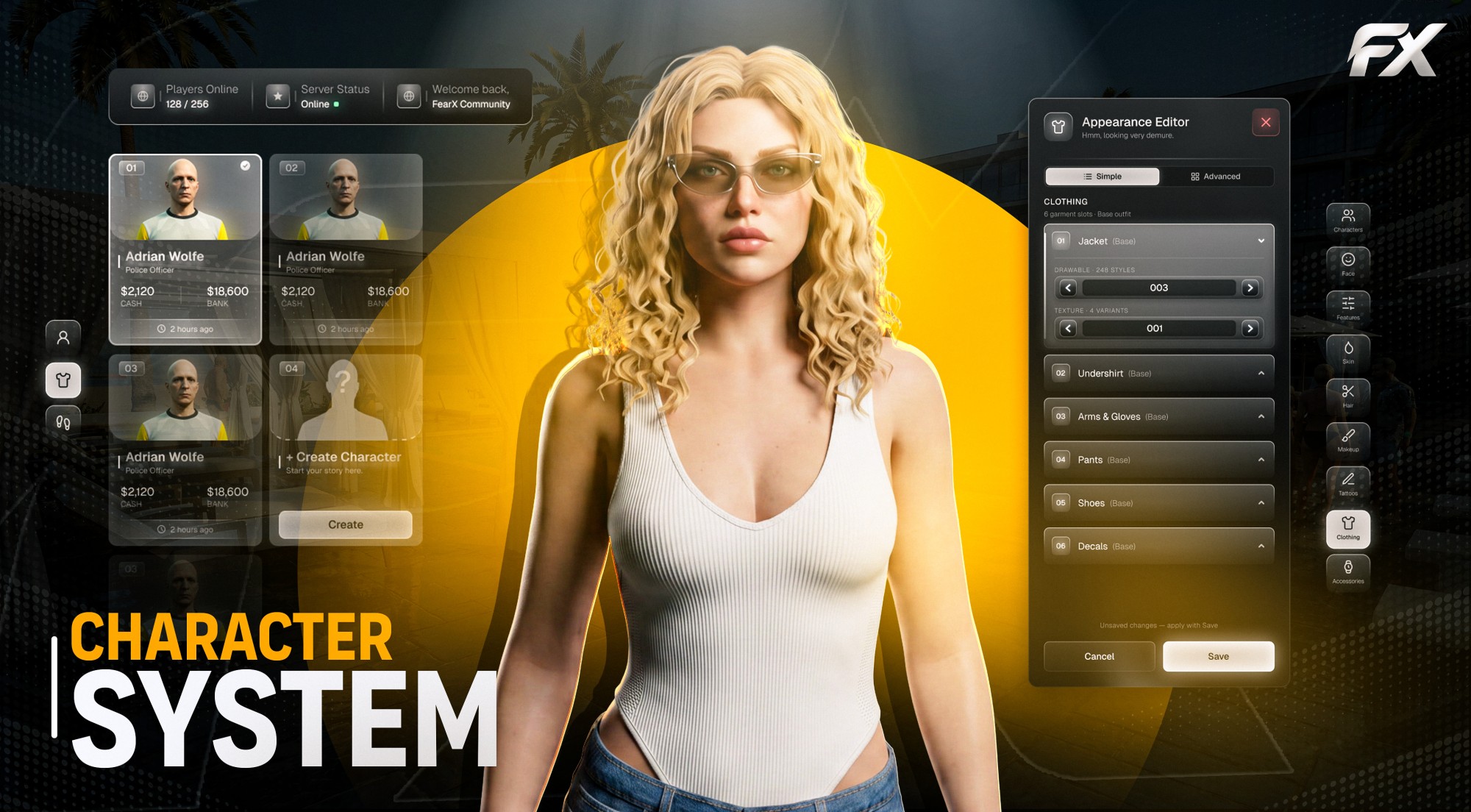Advanced Clothing System [ESX&QB/QBOX]