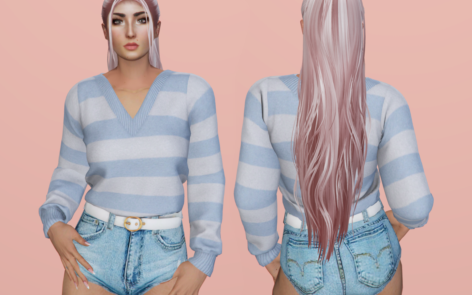 #008 V-Neck Sweater