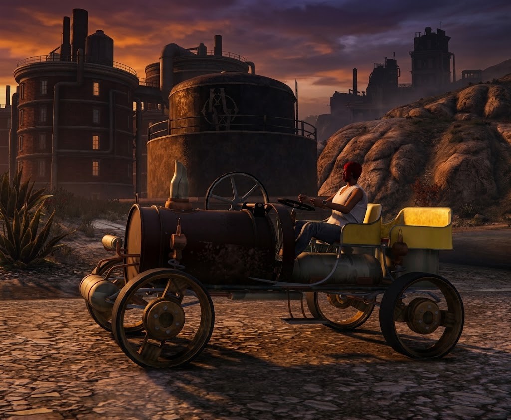 The Sunken Barrel — Steampunk Vehicle for FiveM